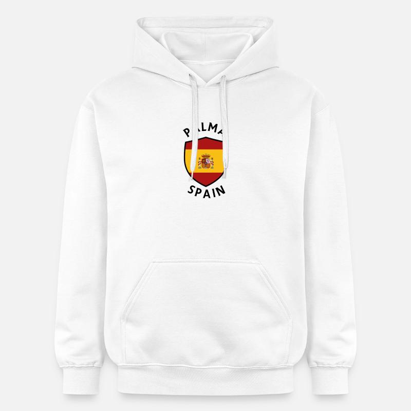 Drapeau du Bouclier d’Espagne de Palma - Sweat à capuche Softstyle® Gildan Unisexe - blanc