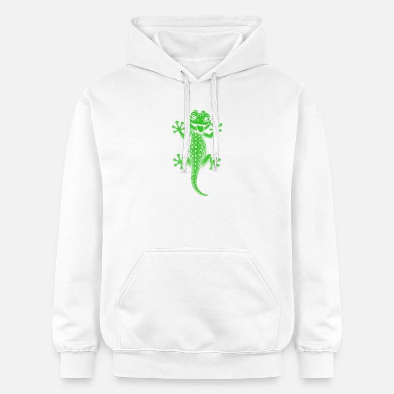 Gecko - Sweat à capuche Softstyle® Gildan Unisexe - blanc