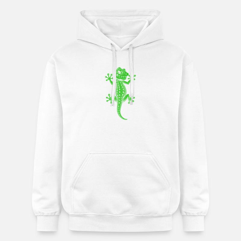 Gecko - Sweat à capuche Softstyle® Gildan Unisexe - blanc