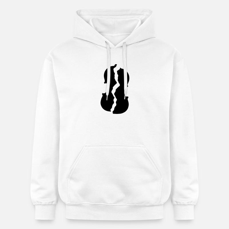 Violon brisé - Sweat à capuche Softstyle® Gildan Unisexe - blanc