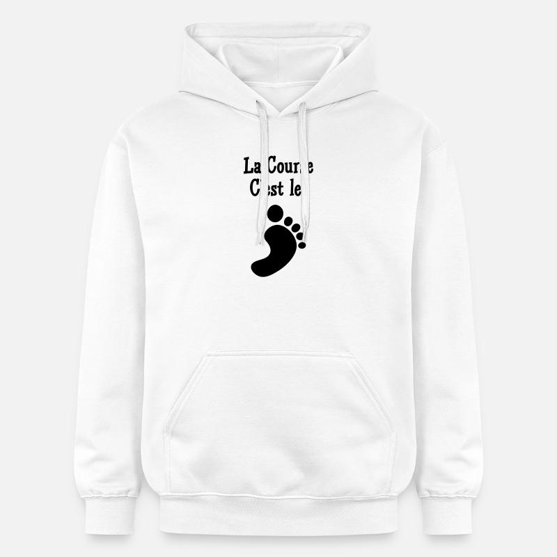 Course à Pied / Running / Jogging / Coureur - Sweat à capuche Softstyle® Gildan Unisexe - blanc