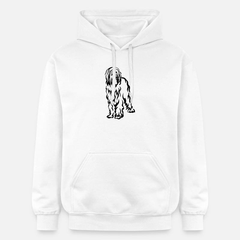 Berger de Brie - Sweat à capuche Softstyle® Gildan Unisexe - blanc