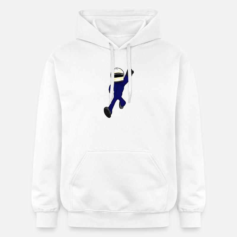 Pilote de course - Sweat à capuche Softstyle® Gildan Unisexe - blanc