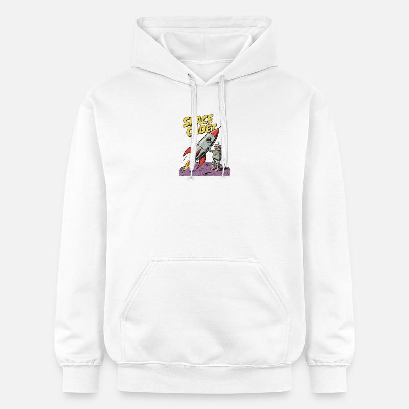 Aventure de robots cadets de l’espace - Sweat à capuche Softstyle® Gildan Unisexe - blanc