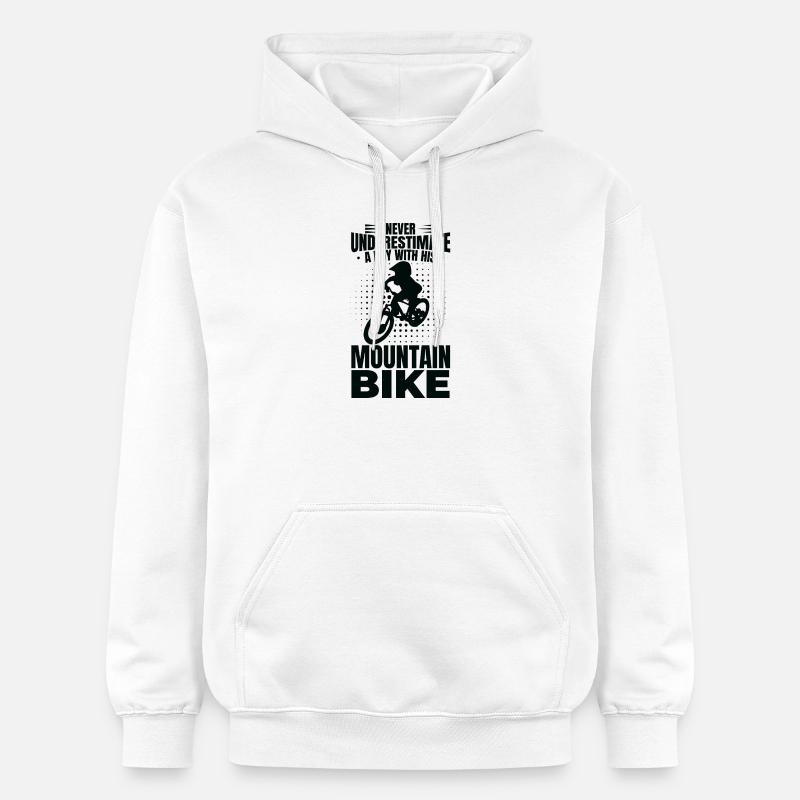 Garçon VTT - Sweat à capuche Softstyle® Gildan Unisexe - blanc