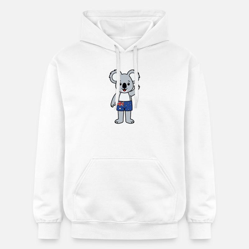 Koala australien - Sweat à capuche Softstyle® Gildan Unisexe - blanc