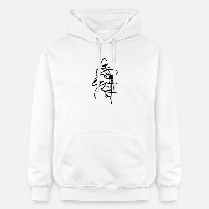 Figurine de croisé - Sweat à capuche Softstyle® Gildan Unisexe - blanc