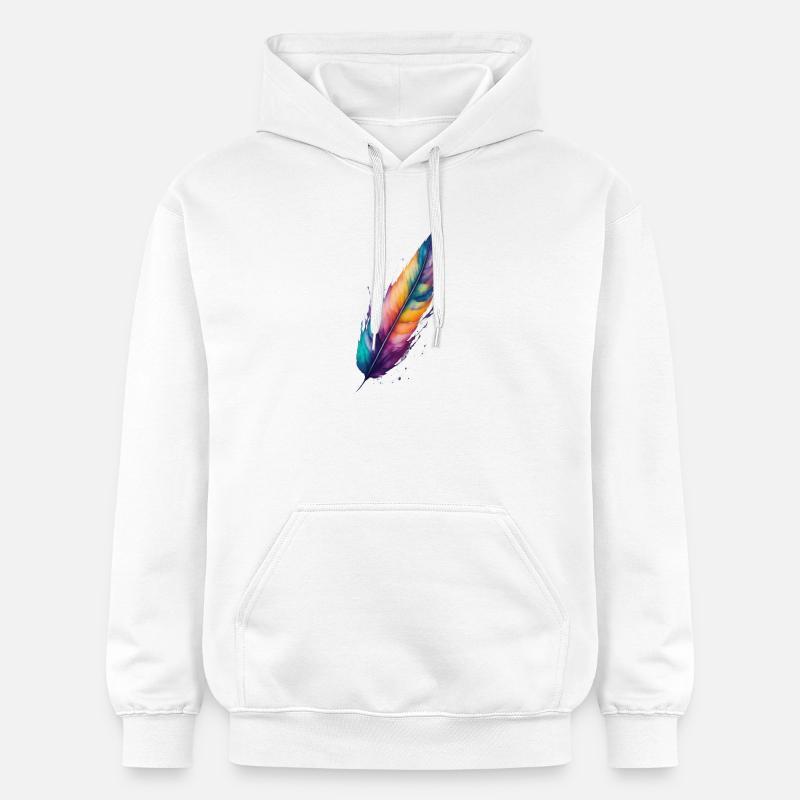 Source - Sweat à capuche Softstyle® Gildan Unisexe - blanc