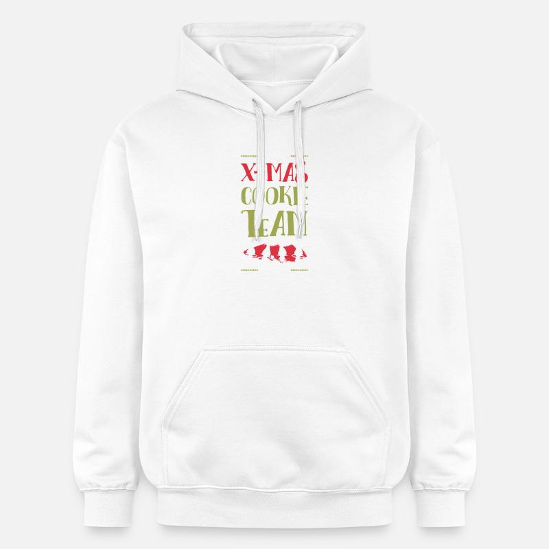 L’équipe des biscuits de Noël - Sweat à capuche Softstyle® Gildan Unisexe - blanc