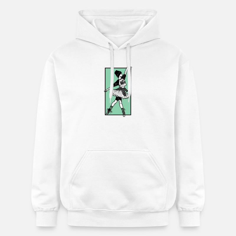 Danseuse #2 - Sweat à capuche Softstyle® Gildan Unisexe - blanc