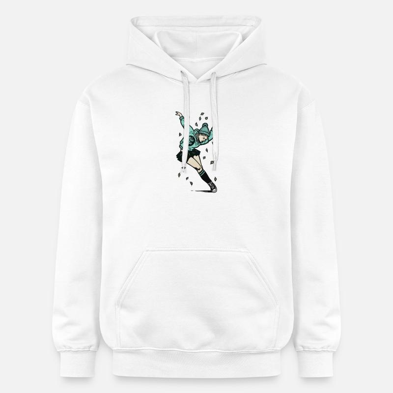 Danseuse #3 - Sweat à capuche Softstyle® Gildan Unisexe - blanc