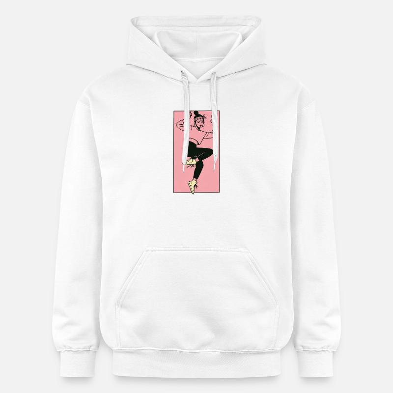 Danseuse #6 - Sweat à capuche Softstyle® Gildan Unisexe - blanc
