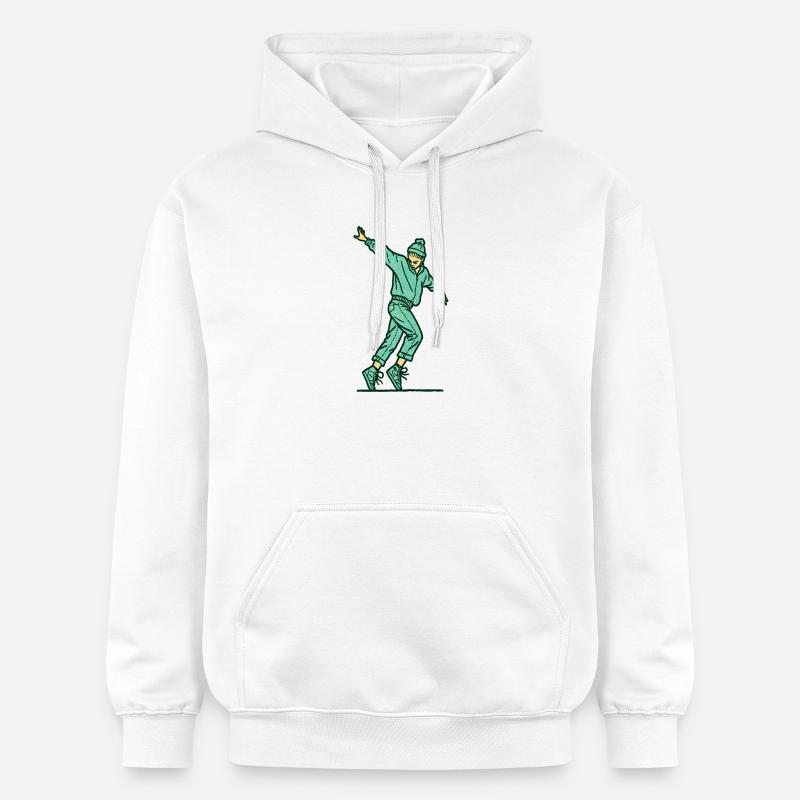 Danseuse #14 - Sweat à capuche Softstyle® Gildan Unisexe - blanc