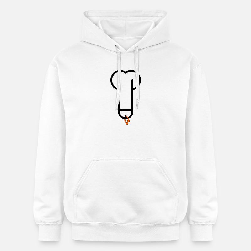 pierceddick2 - Sweat à capuche Softstyle® Gildan Unisexe - blanc