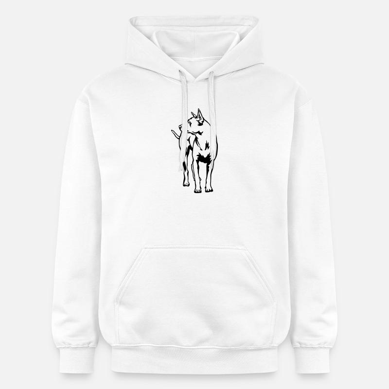 Thaï Ridgeback - Sweat à capuche Softstyle® Gildan Unisexe - blanc