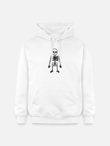 Skeleton Comic - Gildan Unisex Softstyle® Midweight Hoodie - white