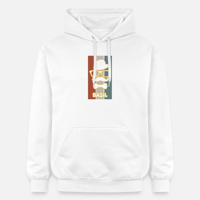 Basilic - Sweat à capuche Softstyle® Gildan Unisexe - blanc