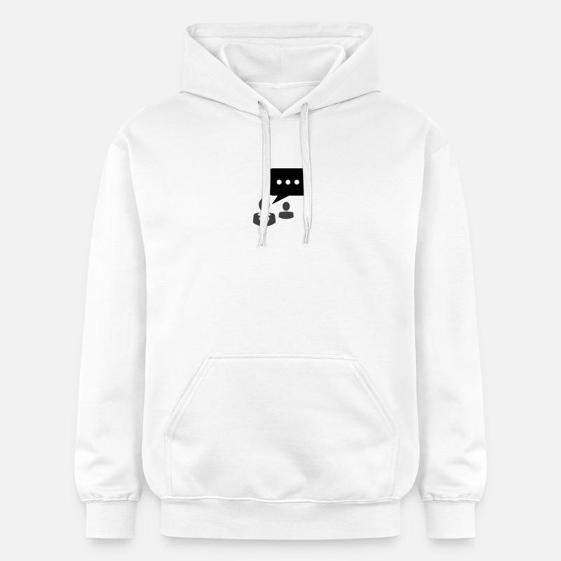 Communication communautaire - Sweat à capuche Softstyle® Gildan Unisexe - blanc