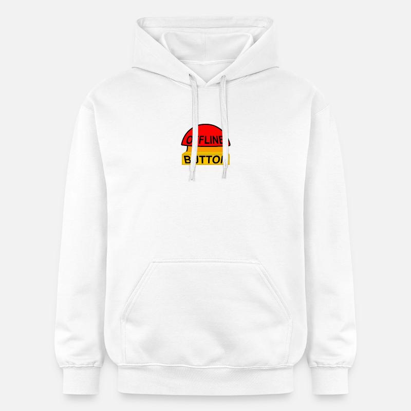 Offline-Button – Sparen Sie sich - Gildan Unisex Softstyle® Midweight Hoodie - Weiß