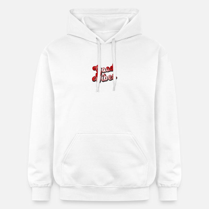 Good Vibes Style d’optique - Sweat à capuche Softstyle® Gildan Unisexe - blanc