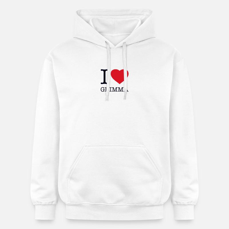 J’ADORE GRIMMA - Sweat à capuche Softstyle® Gildan Unisexe - blanc