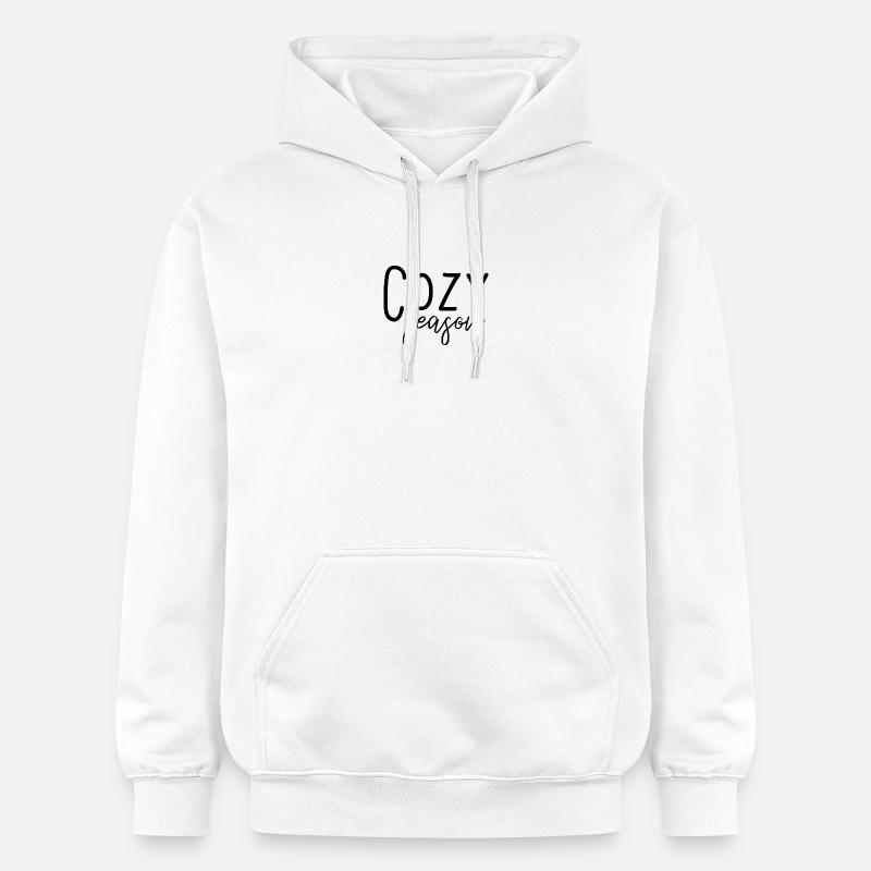 Saison confortable - Sweat à capuche Softstyle® Gildan Unisexe - blanc