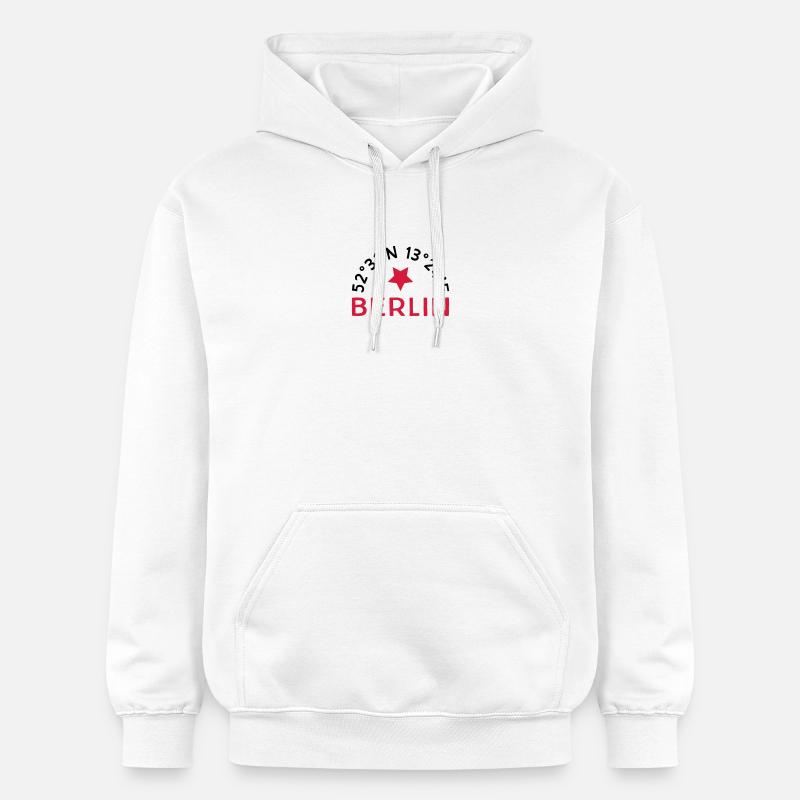 Berlin - Sweat à capuche Softstyle® Gildan Unisexe - blanc