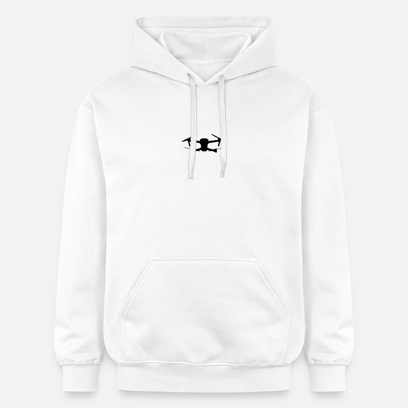 DJI MAVIC PRO DRONE - Sweat à capuche Softstyle® Gildan Unisexe - blanc