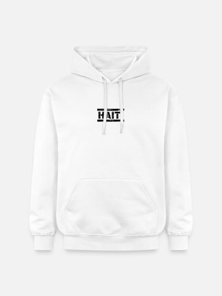 Haïti - Sweat à capuche Softstyle® Gildan Unisexe - blanc
