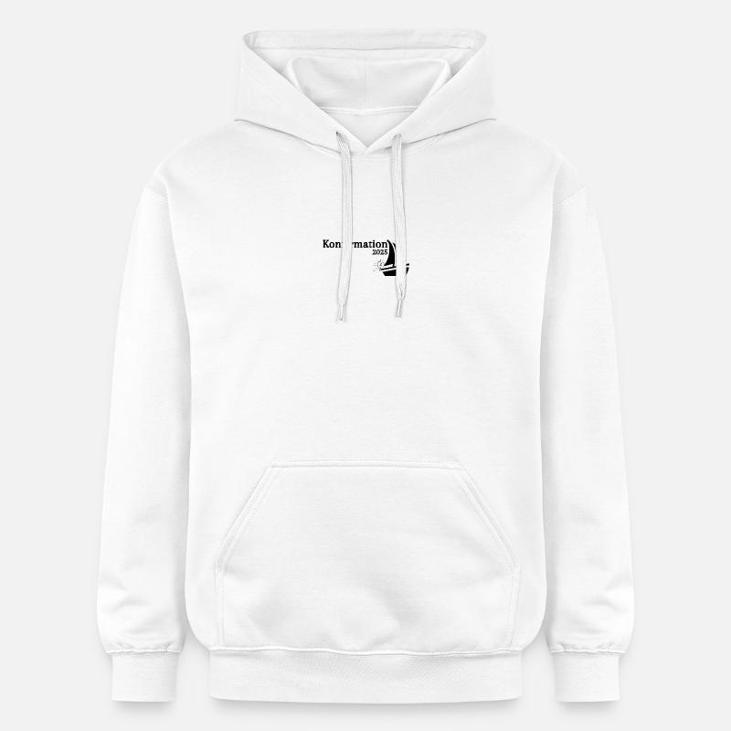 Confirmation 2025 Le navire navigue à l’horizon - Sweat à capuche Softstyle® Gildan Unisexe - blanc
