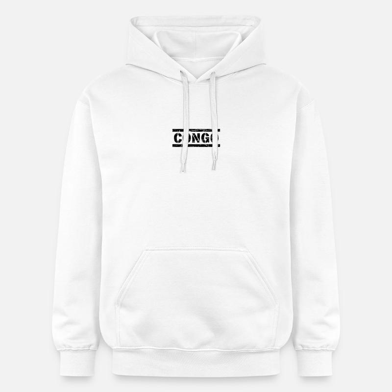 Congo - Sweat à capuche Softstyle® Gildan Unisexe - blanc