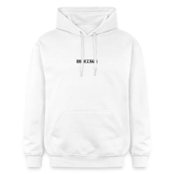 Drum Bass - Gildan Unisex Softstyle® Midweight Hoodie - Weiß - Vorne - Liana (172cm) & Jaron (178cm)