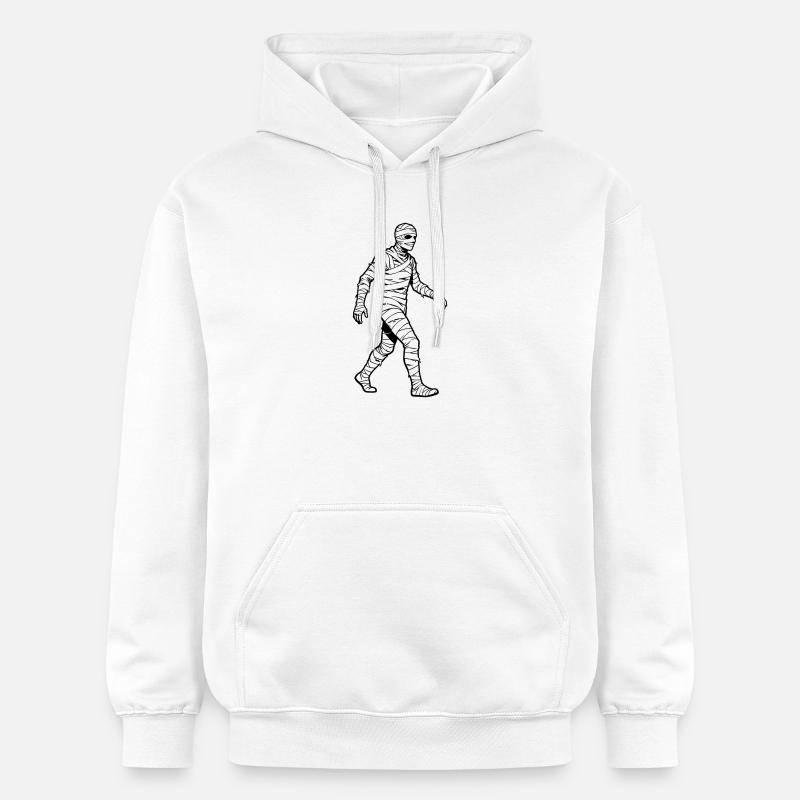 momie - Sweat à capuche Softstyle® Gildan Unisexe - blanc