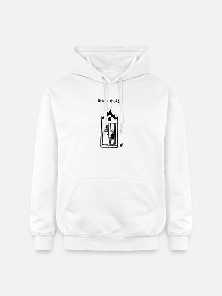 Beichtstuhl - Gildan Unisex Softstyle® Midweight Hoodie - Weiß