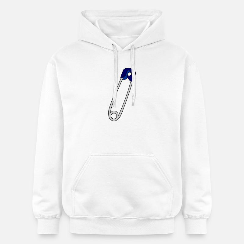 Épingle de sûreté - Sweat à capuche Softstyle® Gildan Unisexe - blanc