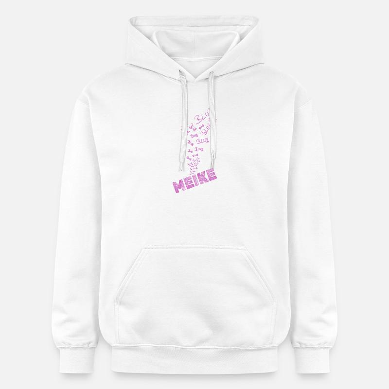 Cadeau pour Meike - Sweat à capuche Softstyle® Gildan Unisexe - blanc
