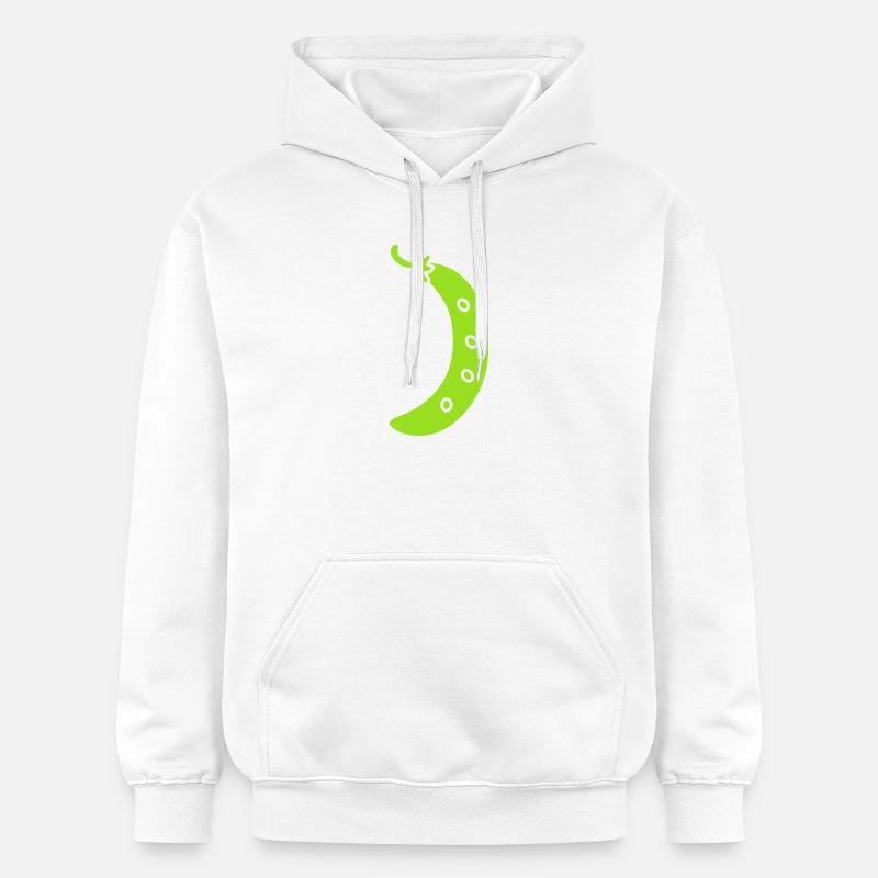 haricot vert - Sweat à capuche Softstyle® Gildan Unisexe - blanc