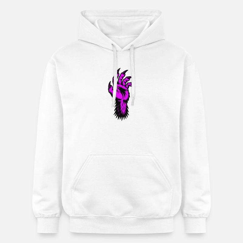Werwolf Hand - Gildan Unisex Softstyle® Midweight Hoodie - Weiß