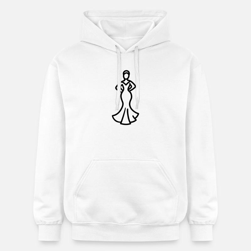 flamenco - Sweat à capuche Softstyle® Gildan Unisexe - blanc