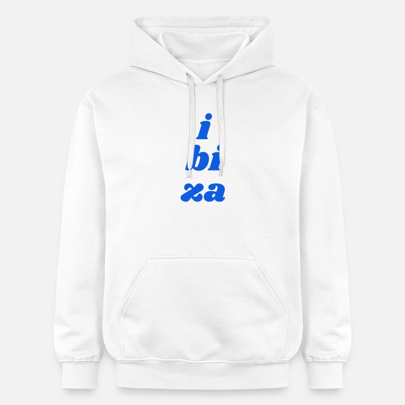 i bi za - Sweat à capuche Softstyle® Gildan Unisexe - blanc