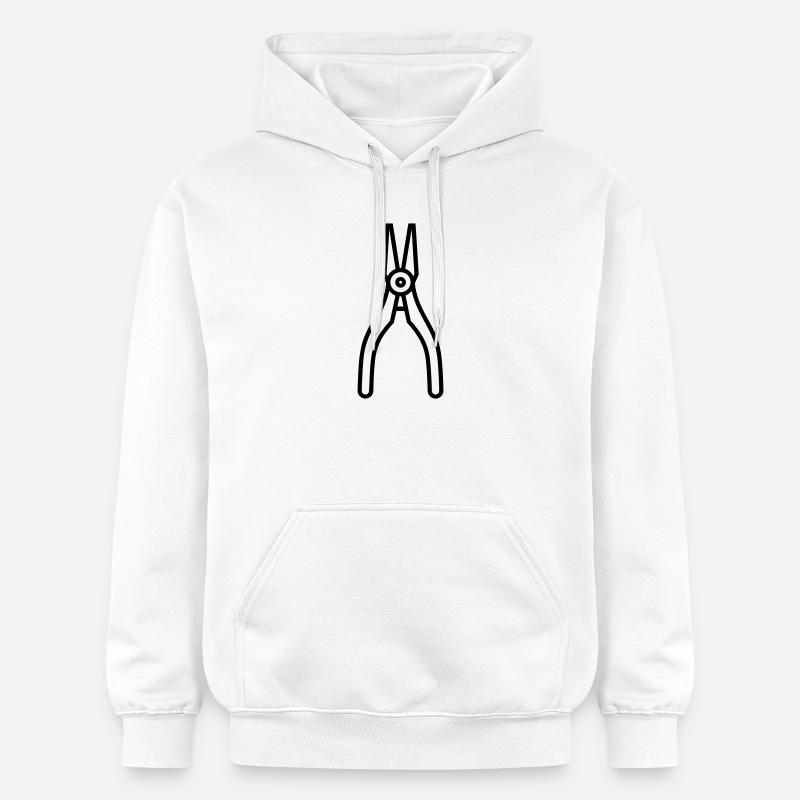 pince - Sweat à capuche Softstyle® Gildan Unisexe - blanc