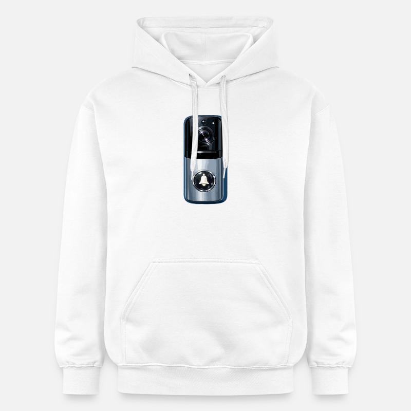 Lentille de sonnette intelligente - Sweat à capuche Softstyle® Gildan Unisexe - blanc