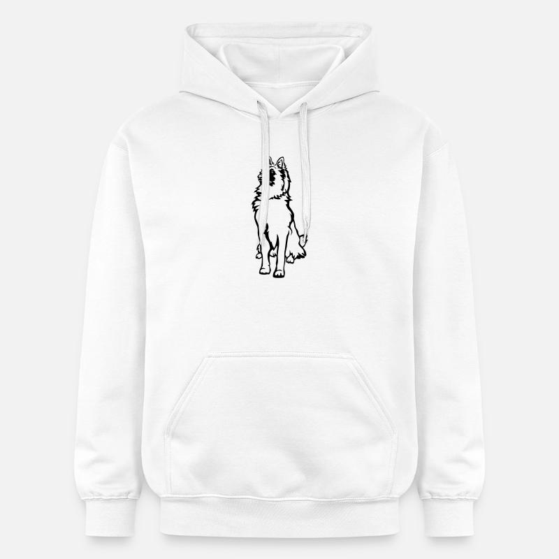 Tervuren - Sweat à capuche Softstyle® Gildan Unisexe - blanc