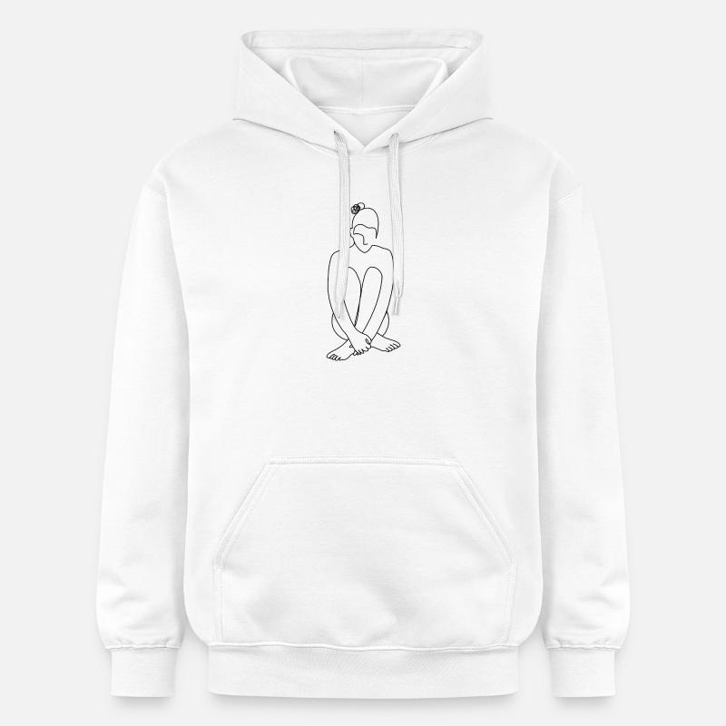 Dedans - Sweat à capuche Softstyle® Gildan Unisexe - blanc