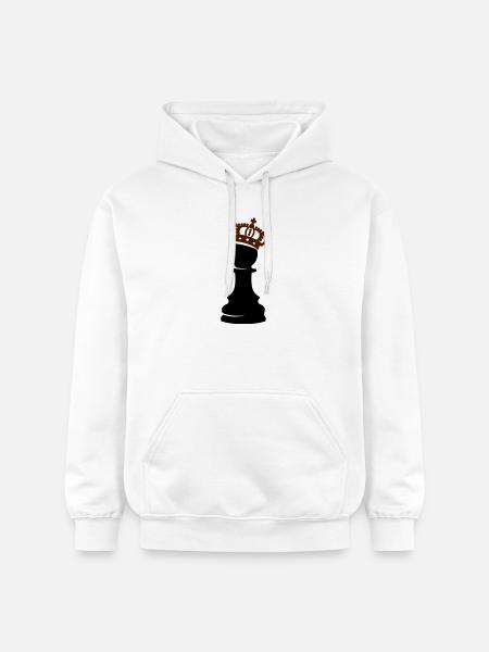 Pawnking - Sweat à capuche Softstyle® Gildan Unisexe - blanc