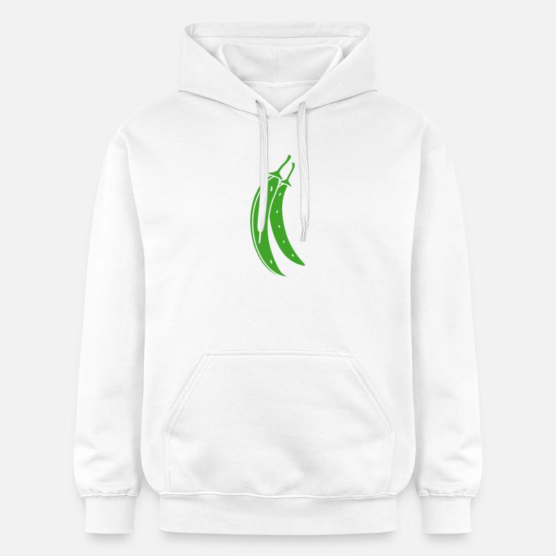 haricot vert - Sweat à capuche Softstyle® Gildan Unisexe - blanc