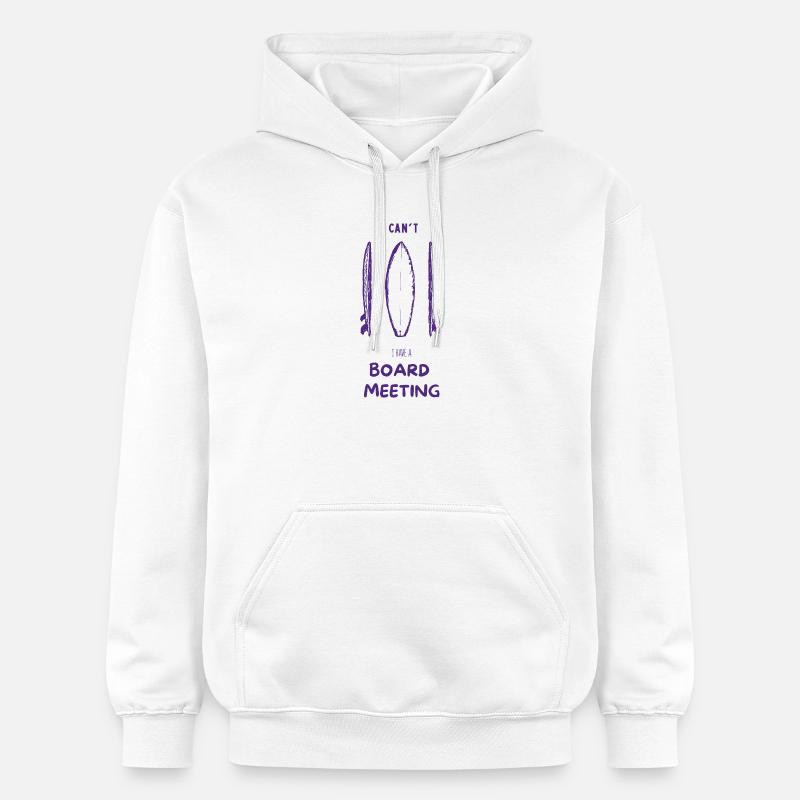 Réunion du conseil de surf - Sweat à capuche Softstyle® Gildan Unisexe - blanc