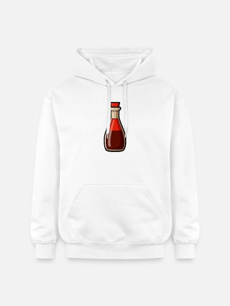 Sojasauce - Gildan Unisex Softstyle® Midweight Hoodie - Weiß