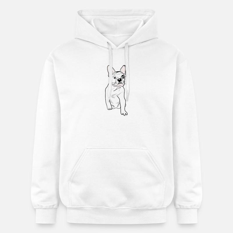 CARLIN CUTE - Sweat à capuche Softstyle® Gildan Unisexe - blanc