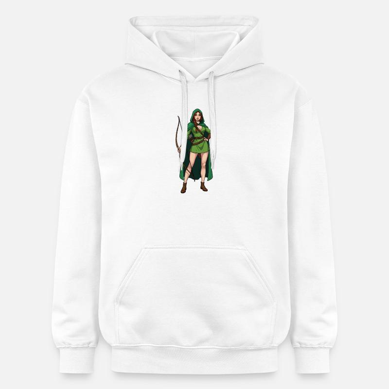 Épouse de Robin des Bois - Sweat à capuche Softstyle® Gildan Unisexe - blanc